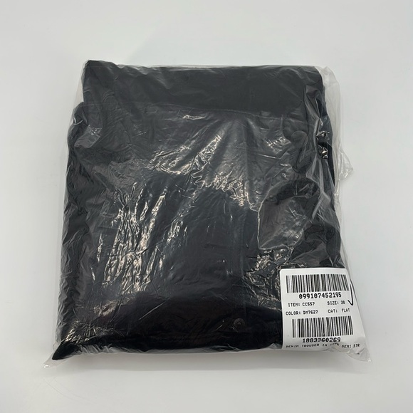 J. Crew denim trouser in 1996 semi-stretch black size 28 CC557 - Picture 10 of 11